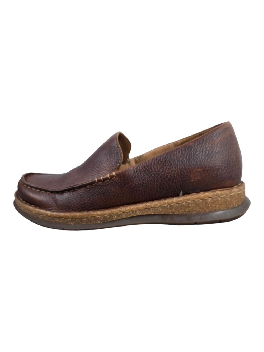 Born BAYLOR Men's Brown Leather Slip-On Loafers Size 9 /42